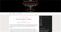 Desktop Screenshot of blog.superponible.com